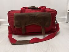 Vintage Marlboro Country Store Travel Duffle Bag Red Carry On Gym Bag picture
