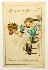 Christmas Postcard Embossed c1910 Canton OH picture