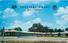 Ocala Florida~Tropical Court~Acoustical Ceilings~Al & Anna Gattiker 1959 picture