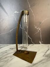 Vintage Early 20th Century Roycroft Arts & Crafts Metal Glass Bud Vase picture
