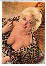 50s JAYNE MANSFIELD photo postcard HOLLYWOOD playboy pin-up MCM movie actress picture