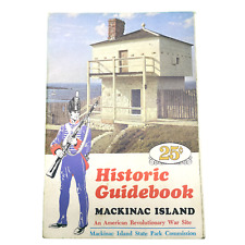 1962 Mackinac Island Historic Guidebook State Park Revolutionary War Travel Vtg picture