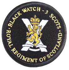 Royal Regiment of Scotland 3 Scots Black Watch Patch (Iron-on) (See Description) picture