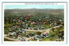 Birds Eye View Poets Seat Greenfield MA, Massachusetts Postcard picture