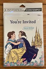 Vintage Disney Contempo Snow White And The Seven Dwarfs Invitations picture