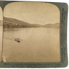 Pointe Underhill Congo Missions Stereoview c1907 Africa Boat Antique Photo A2067 picture