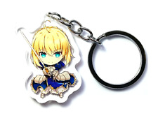 Saber - FGO Fate Stay Night High Quality Anime Acrylic Keychain picture