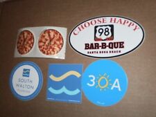 30A South Walton Destin Florida Sticker Pack / Lot Of 6 /  picture