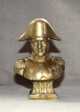 Vintage Brass Tone Metal Napoleon Bust / Statue / Figurine – France -  4.5