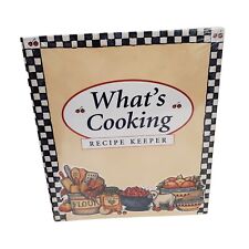 Vintage New Sealed What's Cooking Recipe Keeper Book picture