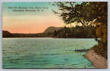 Slide Off Mountain. Dart's Camp. Adirondack Mountains, Eagle Bay NY Postcard picture