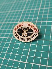  Vtg  Shriner East West Shrine Bowl Football Gold Tone Lapel Pin Hat Pin picture