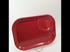 Vintage Red Rubbermaid Tray - Lunch TV Camper  11 1/2