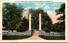 Ord and Weitzel Gate, Arlington National Cemetery VA Vintage Postcard S51 picture
