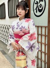 Grail Kimono Yukata Set Dress Goldfish Sakura Kyoto Summer Clothes New picture