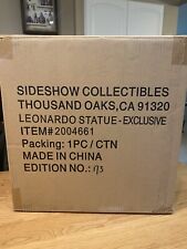 RARE Sideshow Collectibles Leonardo Statue-Exclusive #173/500 Sealed picture