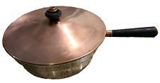 VINTAGE Sauce Pan with Copper Lid. 9.5