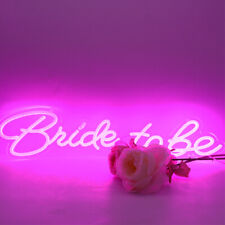 LED Neon Sign Bride to be Integrative Sign Length 6.53X15.63+5.39X11.97 inches picture