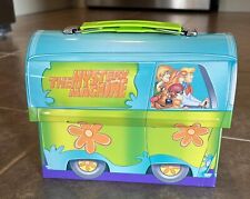 Vintage 1998 Scooby Doo The Mystery Machine Tin Box READ RUST inside picture