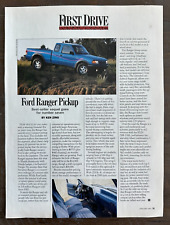 1993 Ford Ranger Pickup Original Magazine Article picture