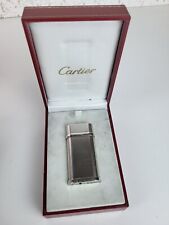 Le Must de Cartier Vintage Retro Silver and Platinum Finish Lighter picture