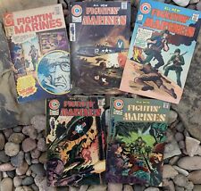 Vintage Fighting Marines Comic Book Lot. 5 Total.  picture