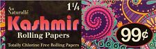 Kashmir 1 1/4 Rolling Papers Au Naturalle Chlorine Free Buy 4@Only $1.18/Pack  picture