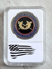 5 Pcs JAG US Army Judge Advocate General Corp Challenge Coin w/case picture