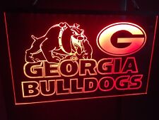 Georgia Bulldogs Led Neon Light Sign Game Room Man Cave picture