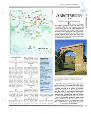Abbotsbury Dorset Vintage Walking Route & Map circa 1991 #21-22 picture