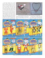 2007 Action Figures Toy PRINT AD - Super Powers - SHAZAM CYBORG ORION SAMURAI picture