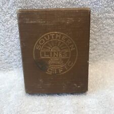 Southern Pacific Lines Playing Cards Souvenir Pictures of train stops picture