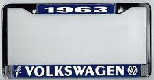1963 Volkswagen VW Bubblehead Vintage California License Plate Frame BUG BUS T-3 picture