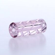 5pcs/box In Stock 7 Holes Pink Screw Line Model Smoking Glass Filter Tips picture