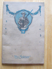 WW1 US MILITARY BOOKLET MY SOLDIER COMPLIMENTS OF F.E.LAND STORE WASHINGTON IL picture