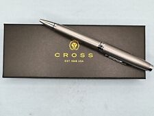 Cross Coventry Ballpoint Pen Gun Metal & Chrome NEW AT0662-8 picture