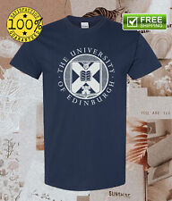 University of Edinburgh Logo Men's T-Shirt Size S to 5XL picture