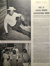 LOOK Historical Article Youth U.S.A. Black In Birmingham Vintage Magazine Print picture