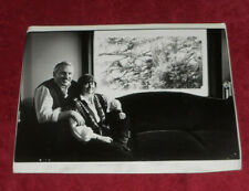 1989 Press Photo Fred Noland & Susan Rushton Relax Before Soviet Union Trip WA picture