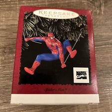 Vintage Hallmark Keepsake Ornament Spider-Man Marvel Comics 1996 picture