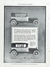 Springfield Metal Body Co Ad 1915 Springfield MA Demi-Convertible Body picture