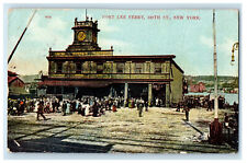 c1905 Fort Lee Ferry, 130th Street Buildings US NY Posted Postcard picture