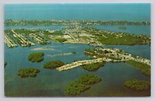 Postcard Aerial View Of Fort Myers Beach Florida picture