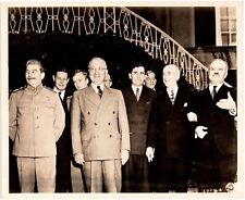 18 July 1945 US Army Signal Corps photo of Truman and Stalin at Potsdam picture