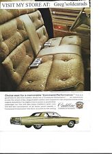 2 1968 Cadillac  print ad (ads) 
