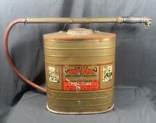 ✨Nice VTG Brass D.B. Smith Indian Back Pack Fire Extinguisher Water Tank Pump✨ picture