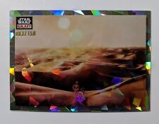 2023 Topps Star Wars Galaxy Chrome TATOOINE SUNSET #91 Atomic Refractor /150 picture