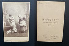 Benque, Paris, Léontine Massin in Nana Vintage Albumen Print. Léontine Massi picture