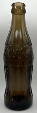 Antique Amber Glass Coca Cola Bottle 6oz picture