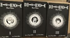 Deathnote The Black Edition Volumes 1-3 Manga picture